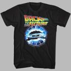 Men's Short Sleeve Back To The Future Crew T-shirt - Black