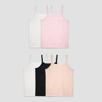 Fruit Of The Loom Girls' 5pk Cami - Colors