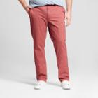 Men's Tall Athletic Fit Hennepin Chino - Goodfellow & Co Dusty Red