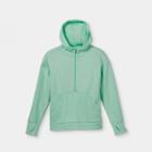Girls' Ponte 1/2 Zip Hooded Sweatshirt - All In Motion