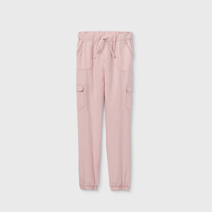 Girls' Utility Cargo Pants - Art Class Pink