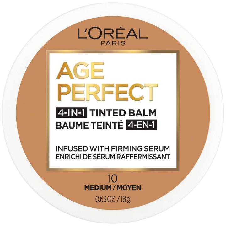 L'oreal Paris Age Perfect 4-in-1 Tinted Face Balm Foundation - Medium 10