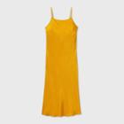 Women's Printed Slip Dress - A New Day Yellow