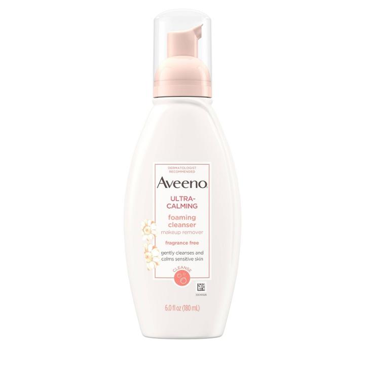 Aveeno Ultra Calming Unscented Aveeno Ultra-calming Foaming Cleanser For Sensitive