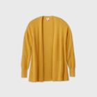 Women's Plus Size Essential Open-front Cardigan - A New Day Yellow