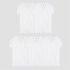 Fruit Of The Loom Men's 5pk V-neck T-shirt - White