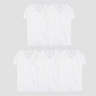 Fruit Of The Loom Men's 5pk V-neck T-shirt - White