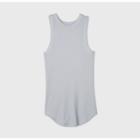 Women's Rib Layer Tank Top - A New Day Gray