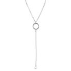 Distributed By Target Women's Round Disc Y-necklace In