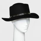 Women's Boater Hat - Universal Thread Black