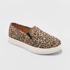 Girls' Aida Leopard Print Sneakers - Cat & Jack Brown 13, Toddler Girl's