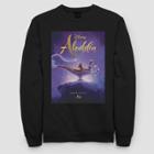 Disney Women's Aladdin Live Action Cover Fleece Sweatshirt (juniors') - Black