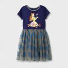 Girls' Disney Princess Belle Tutu Dress - Navy -