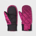 Women's Polyshell Flip Top Mittens - All In Motion Pink