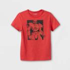 Boys' Robot Interactive Short Sleeve Graphic T-shirt - Cat & Jack Heather Red