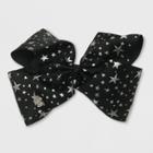 Nickelodeon Girls' Jojo Siwa Black And Rhinestone Bow Hair Clip,
