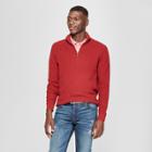 Men's Quarter Zip Sweater - Goodfellow & Co Red
