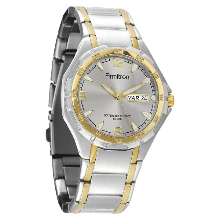 Target Armitron Men's Two-tone Round Dial Dress Watch
