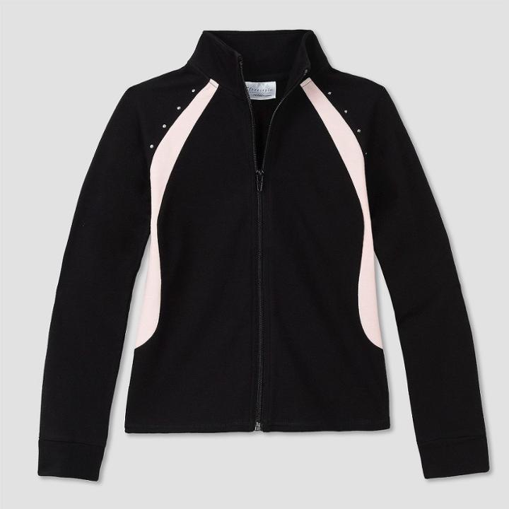 Target Freestyle By Danskin Girls' Activewear Track Jackets - Black