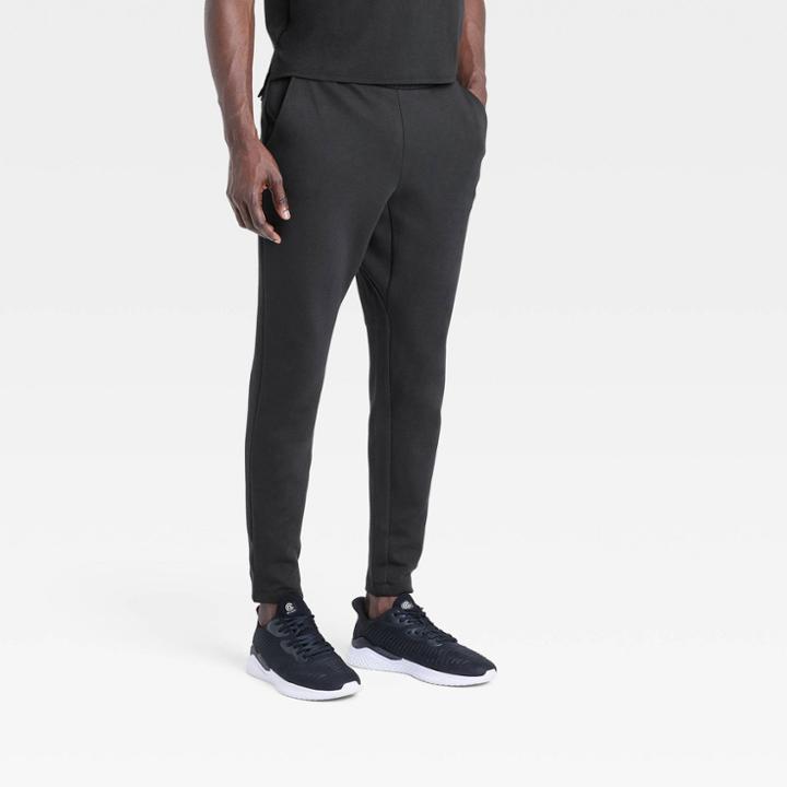 Men's Fleece Joggers - All In Motion Black