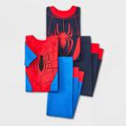Toddler Boys' 4pc Marvel Spider-man And Mlles Morales Cosplay Snug Fit Top And Pants Pajama