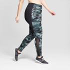 Women's Plus Size Camo Print Freedom Leggings - C9 Champion Deep Pine Green