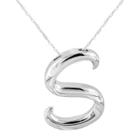 Distributed By Target Women's Sterling Silver Alphabet 'z' Pendant,