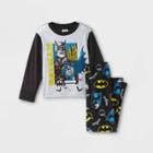 Warner Bros. Boys' Batman 2pc Fleece Pajama