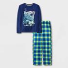 Boys' 2pc Bear Long Sleeve Pajama Set - Cat & Jack Navy