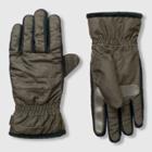 Isotoner Women's Smartdri Sleek Heat Gloves - Olive One Size, Green