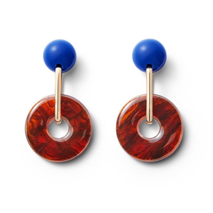 Link Drop Earrings - Rachel Comey X Target Blue/amber