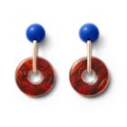 Link Drop Earrings - Rachel Comey X Target Blue/amber