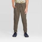 Boys' Mid-rise Solid Jogger Pants - Art Class Green