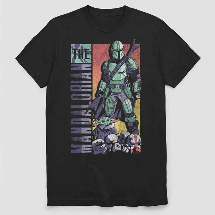 Men's Star Wars Mandalorian Fallen Troopers Short Sleeve Graphic T-shirt - Black