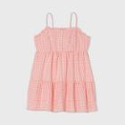 Women's Gingham Sleeveless Tiered Dress - Wild Fable Red