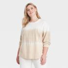 Women's Plus Size Sweatshirt - Ava & Viv White