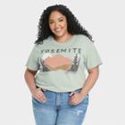 Zoe+liv Women's Plus Size Yosemite Short Sleeve Graphic T-shirt - Green