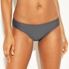 Women's Full Coverage Hipster Bikini Bottom - Kona Sol Gray S, Turbine Gray