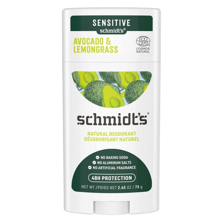 Schmidt's Avo + Lemon Grass Aluminum-free Natural Sensitive Skin Deodorant