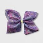 Nickelodeon Girls' Jojo Siwa Iridescent Purple Bow Hair Clip,