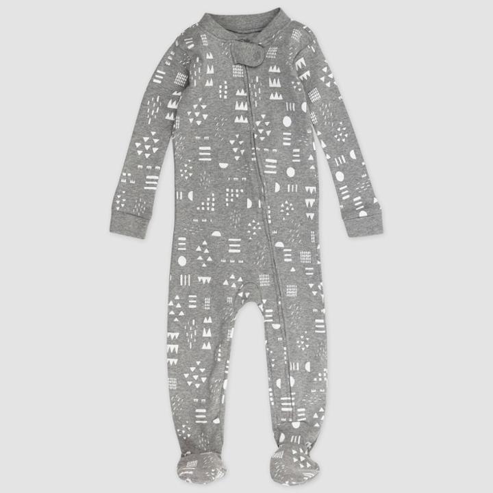 Honest Baby Play Organic Cotton Footed Pajama - Gray