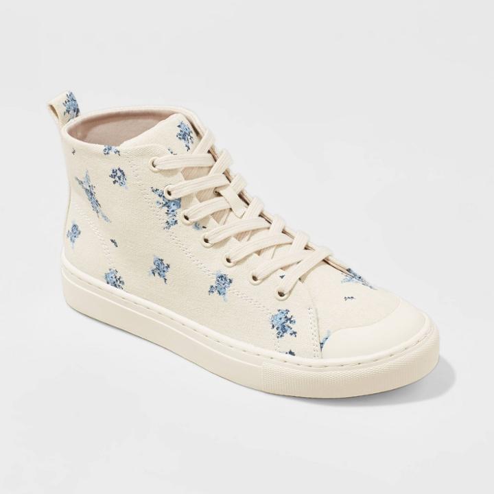 Women's Jolie Sneakers - Universal Thread Blue Floral