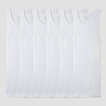 Fruit Of The Loom - Men's 6pk Tank White