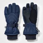Boys' Ski Quilted Gloves - All In Motion Navy