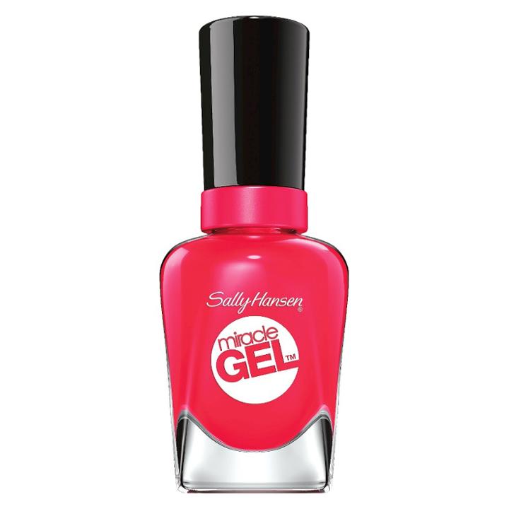 Sally Hansen Miracle Gel Nail Polish - Pink Tank 220-0.5 Fl Oz, Pink Tank