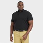 Men's Big & Tall Performance Polo Shirt - All In Motion Black
