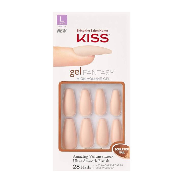 Kiss Nails Kiss Gel Fantasy Sculpted False Nails - 4 The Cause