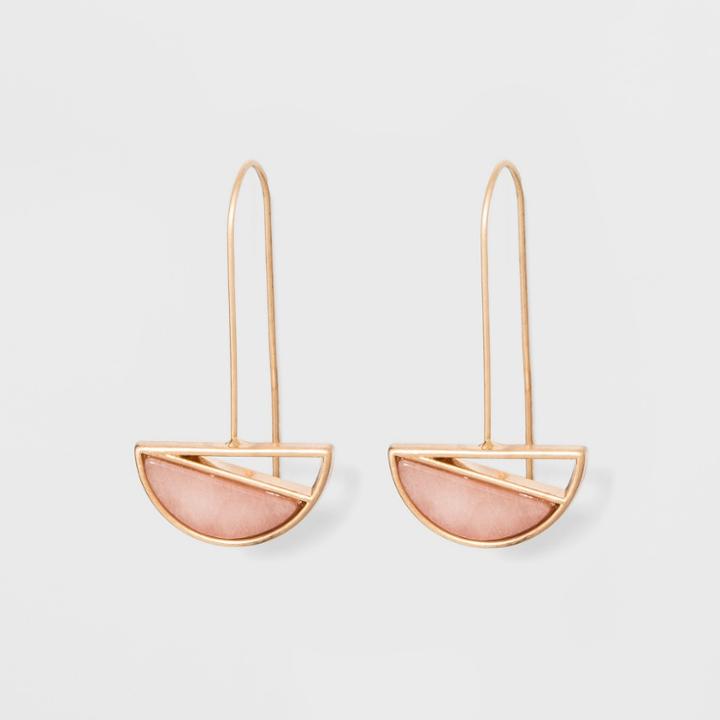 Semi Precious Fancy Wire Drop Earrings - Universal Thread