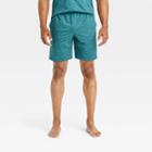 Men's Soft Stretch Shorts - All In Motion Teal Blue