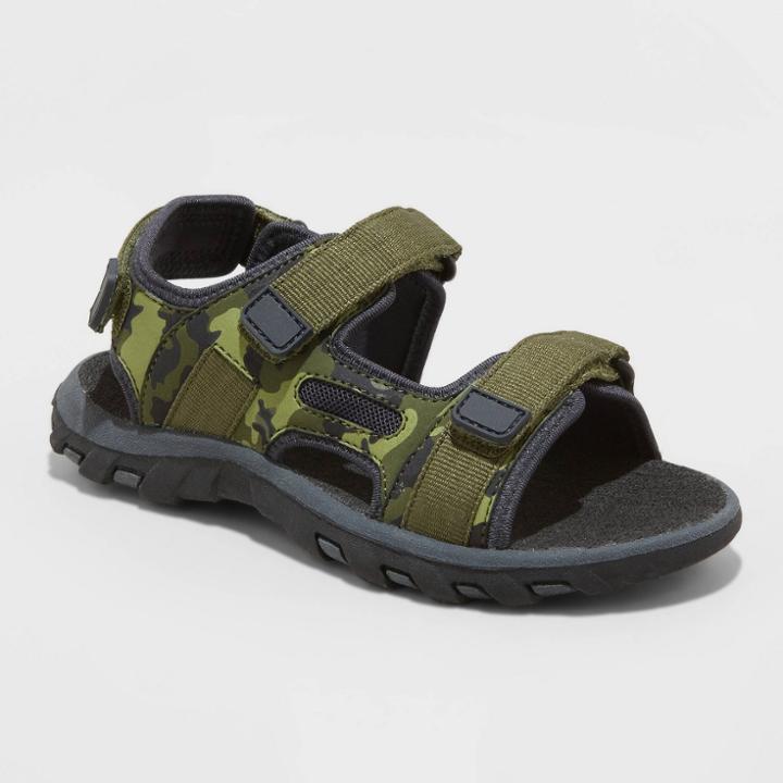 Boys' Kolin Hiking Sandals - Cat & Jack Camouflage Green